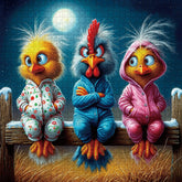 Pajama Chicks Jigsaw Puzzle 1000 Pieces